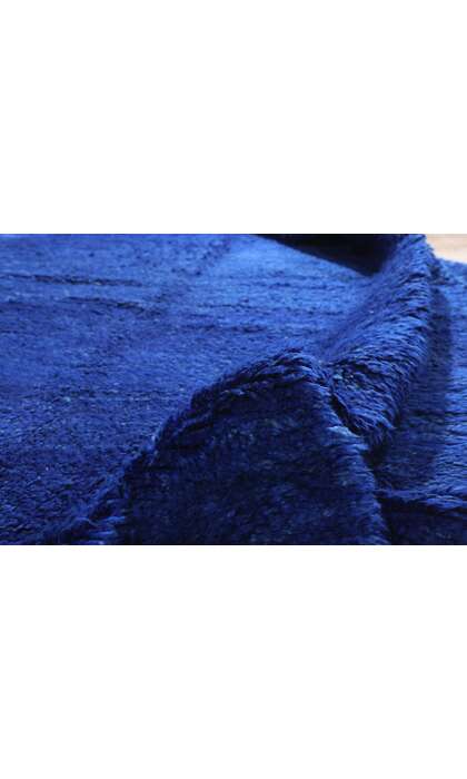 6 x 9 Vintage Blue Beni Mrirt Moroccan Rug 20935