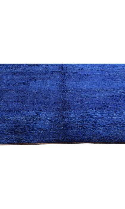 6 x 9 Vintage Blue Beni Mrirt Moroccan Rug 20935