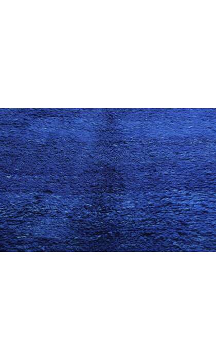 6 x 9 Vintage Blue Beni Mrirt Moroccan Rug 20935