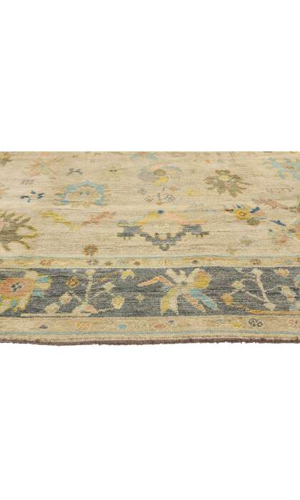 10 x 14 Colorful Turkish Oushak Rug 52531