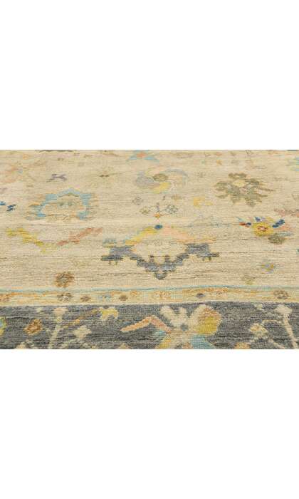 10 x 14 Colorful Turkish Oushak Rug 52531