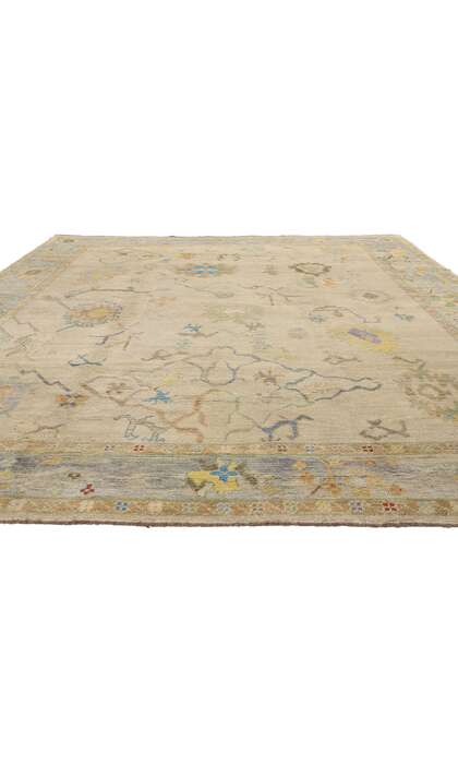 10 x 14 Colorful Turkish Oushak Rug 52533