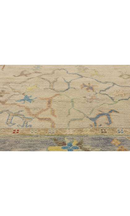 10 x 14 Colorful Turkish Oushak Rug 52533