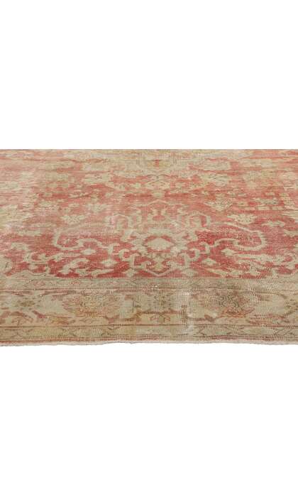10 x 12 Distressed Antique Turkish Oushak Rug 76860