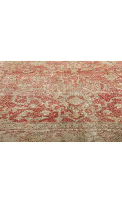 10 x 12 Distressed Antique Turkish Oushak Rug 76860