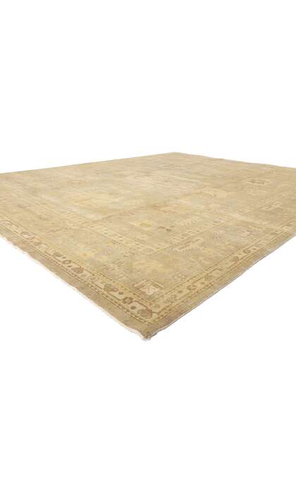 12 x 15 Vintage-Inspired Earth-Tone Oushak Rug 30183