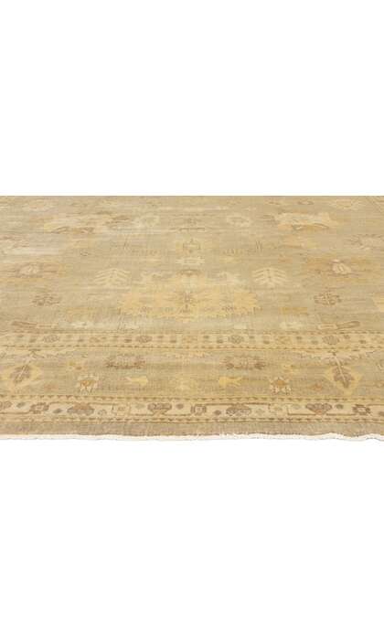 12 x 15 Vintage-Inspired Earth-Tone Oushak Rug 30183