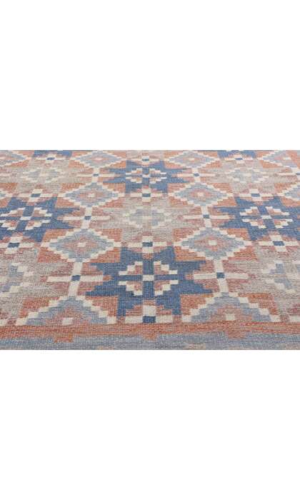 5 x 8 Erik Lundberg Vintage Swedish Rollakan Rug 79061