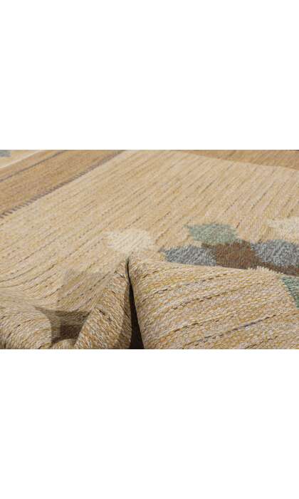 4 x 7 Ingegerd Silow Vintage Swedish Rollakan Rug 79059