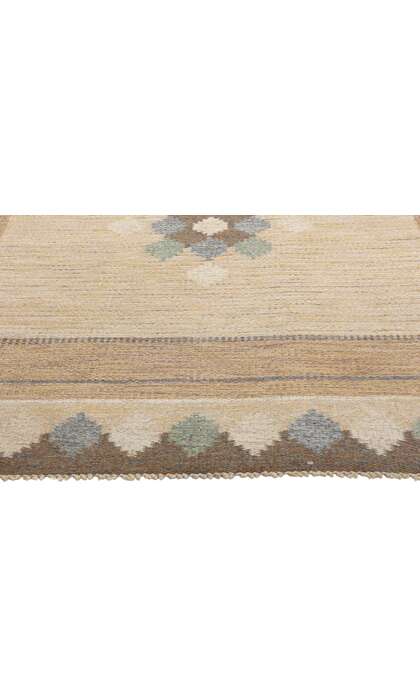4 x 7 Ingegerd Silow Vintage Swedish Rollakan Rug 79059