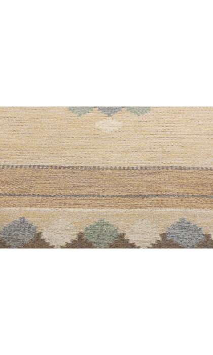 4 x 7 Ingegerd Silow Vintage Swedish Rollakan Rug 79059