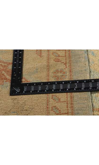 9 x 13 Modern Azure Turkish Oushak Rug 76891