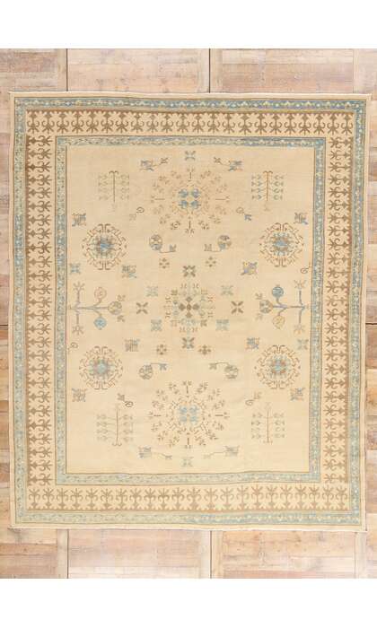 10 x 12 Modern Turkish Oushak Rug 51617