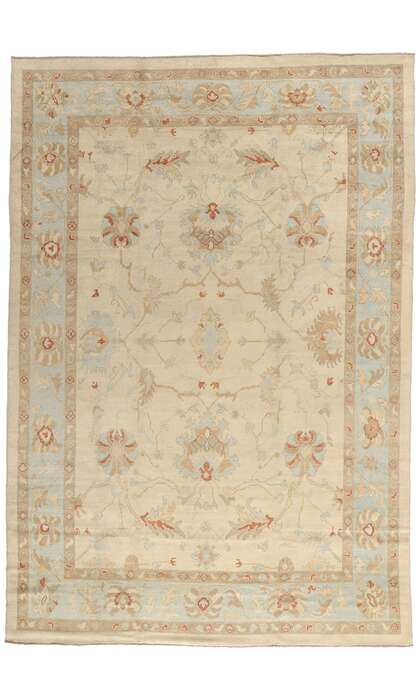 10 x 15 Modern Turkish Oushak Rug 50860