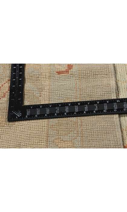 10 x 15 Modern Earth-Tone Turkish Oushak Rug 50864