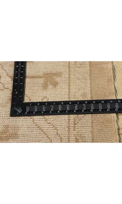 11 x 15 Modern Earth-Tone Turkish Oushak Rug 50742