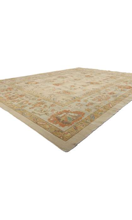 12 x 15 Modern Turkish Oushak Rug 52734