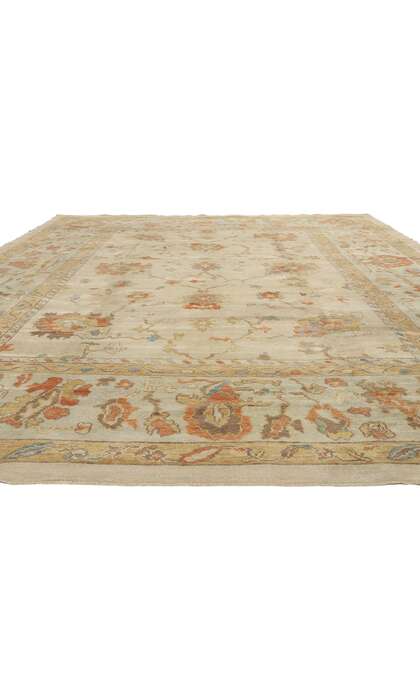 12 x 15 Modern Turkish Oushak Rug 52734