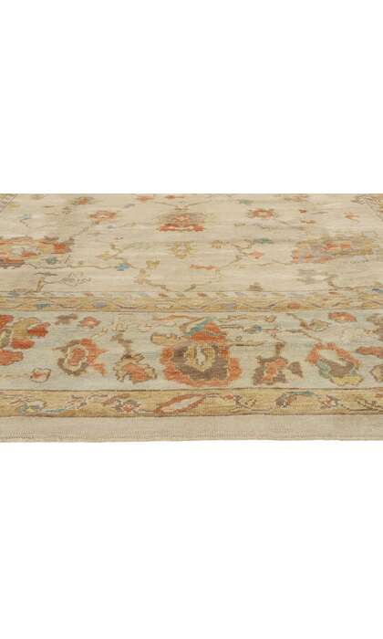 12 x 15 Modern Turkish Oushak Rug 52734