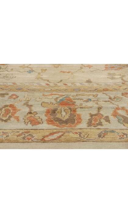 12 x 15 Modern Turkish Oushak Rug 52734