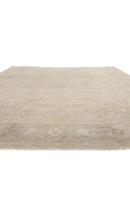 12 x 15 Vintage-Inspired Earth-Tone Oushak Rug 30719