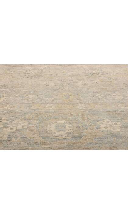 12 x 15 Vintage-Inspired Earth-Tone Oushak Rug 30719
