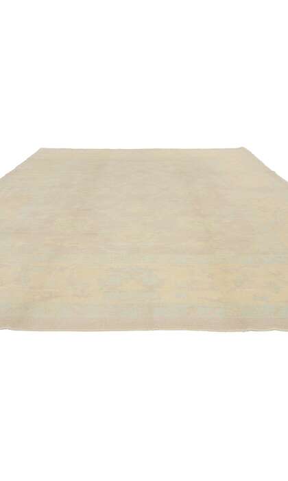 9 x 14 Modern Muted Turkish Oushak Rug 53161