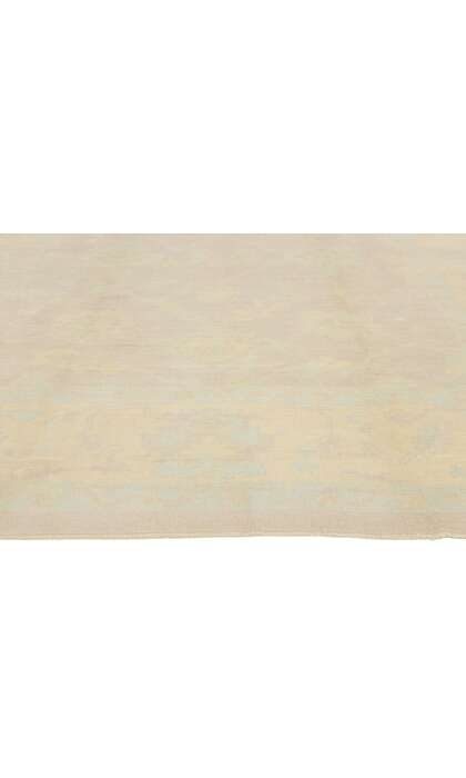 9 x 14 Modern Muted Turkish Oushak Rug 53161
