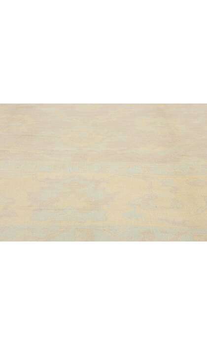 9 x 14 Modern Muted Turkish Oushak Rug 53161