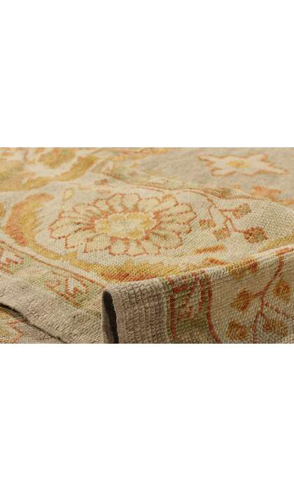 10 x 13 Modern Turkish Oushak Rug 50603