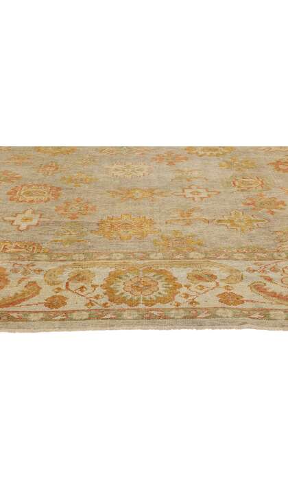 10 x 13 Modern Turkish Oushak Rug 50603