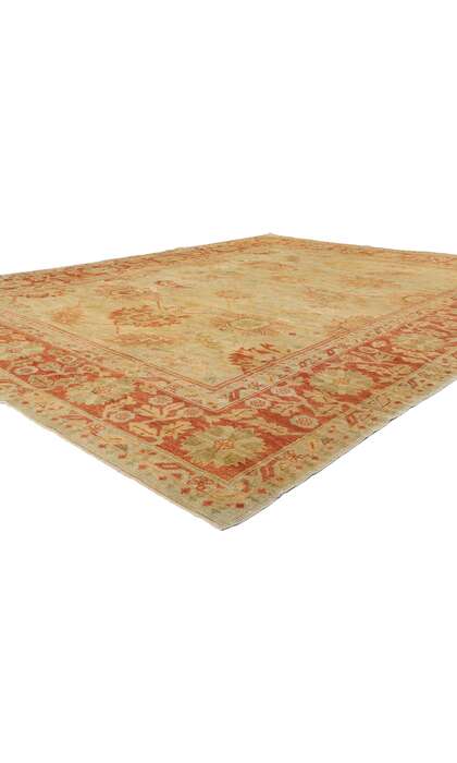 10 x 14 Modern Turkish Oushak Rug 50368