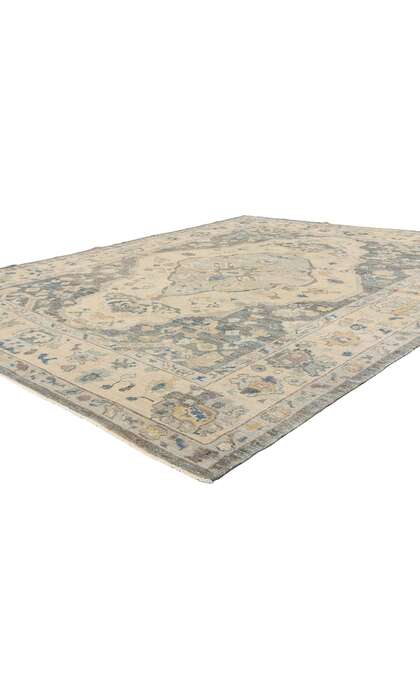 8 x 10 Modern Turkish Oushak Rug 53556