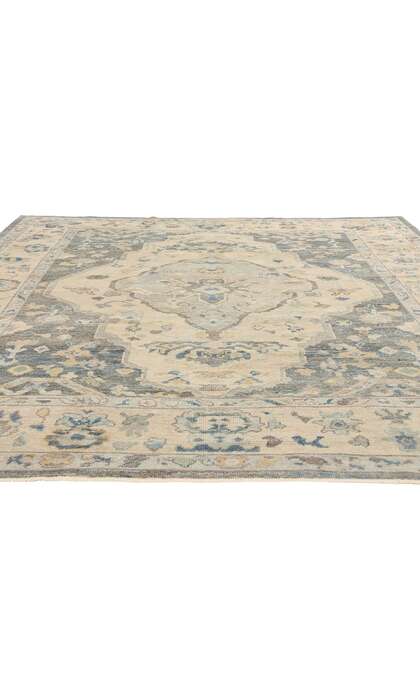 8 x 10 Modern Turkish Oushak Rug 53556