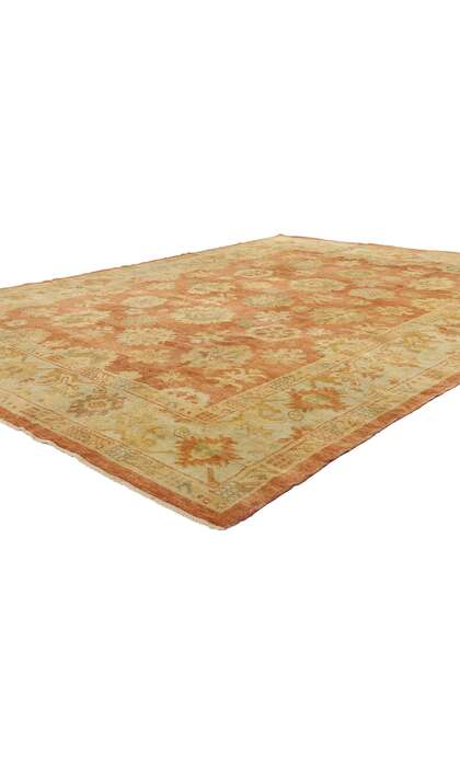 9 x 11 Modern Turkish Oushak Rug 50536