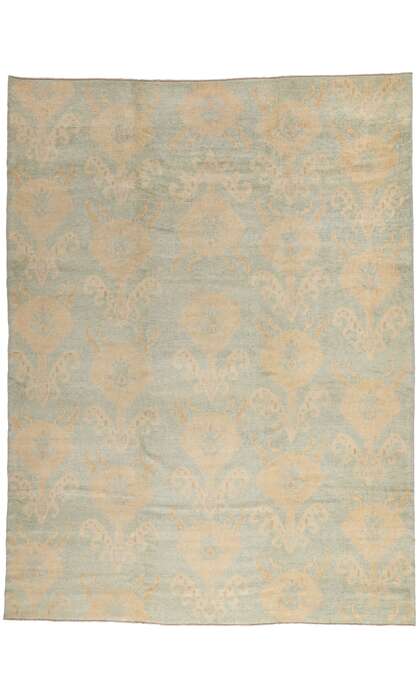 9 x 12 Modern Turkish Oushak Rug 50729