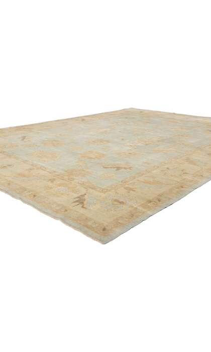 9 x 12 Modern Pastel Turkish Oushak Rug 50741