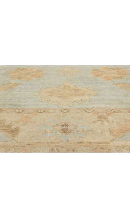 9 x 12 Modern Pastel Turkish Oushak Rug 50741