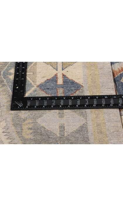 10 x 13 Vintage-Inspired Tribal Oushak Rug 30627