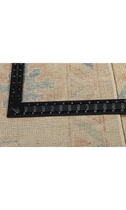 12 x 15 Vintage-Inspired Modern Pastel Oushak Rug 80934