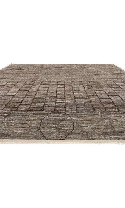 12 x 15 Organic Modern Brutalist Moroccan Rug 81116