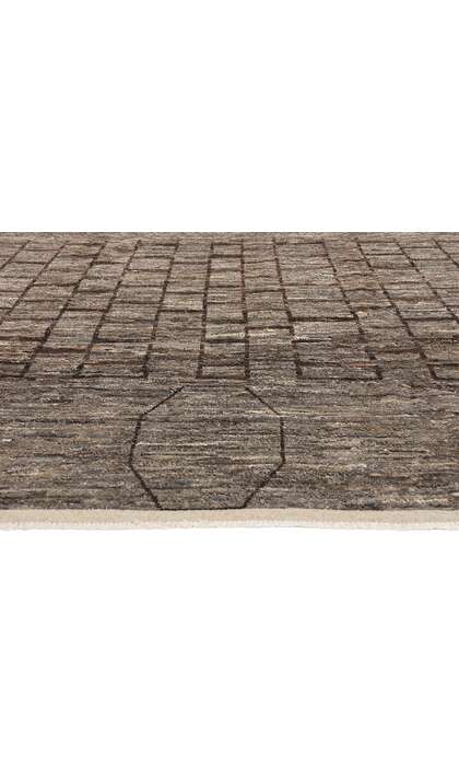 12 x 15 Organic Modern Brutalist Moroccan Rug 81116