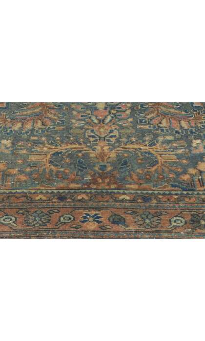 3 x 12 Antique Blue Persian Malayer Rug 77672