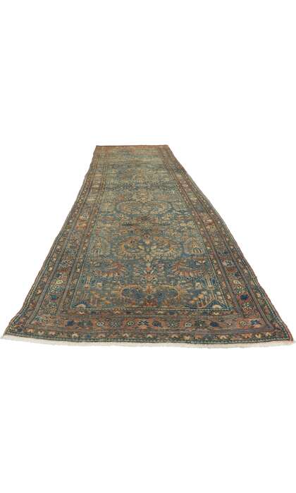 3 x 12 Antique Blue Persian Malayer Rug 77672