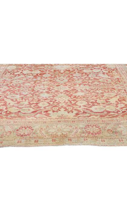 7 x 10 Distressed Antique Persian Mahal Rug 52616