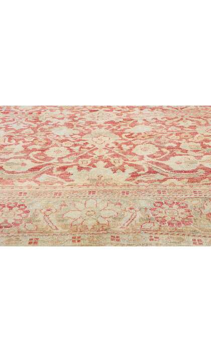 7 x 10 Distressed Antique Persian Mahal Rug 52616
