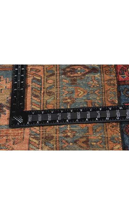 3 x 6 Distressed Antique Persian Malayer Rug 79171