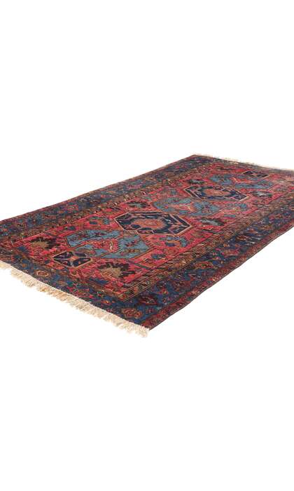 3 x 6 Distressed Antique Persian Malayer Rug 79171