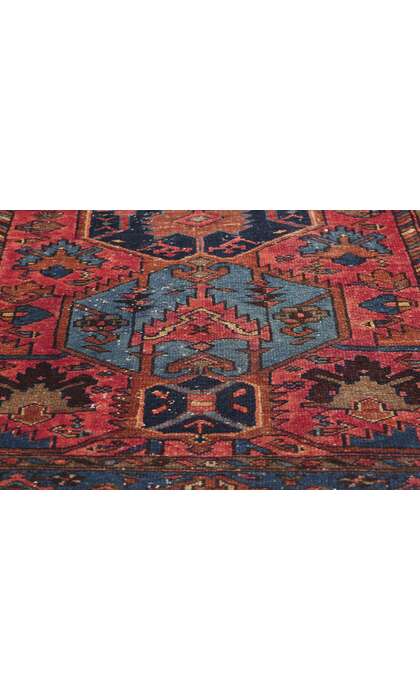 3 x 6 Distressed Antique Persian Malayer Rug 79171