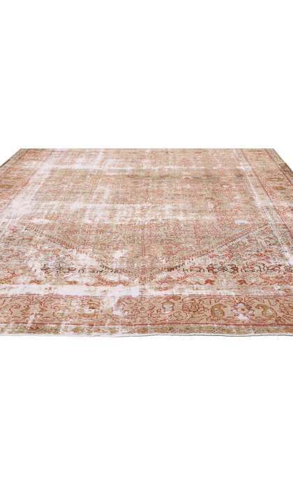 7 x 16 Distressed Antique Persian Malayer Rug 61030